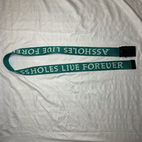 Assholes Live Forever Belt NEW - Picture 6 of 7